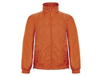 Windbreaker B&C ID601; met fleece binnenin